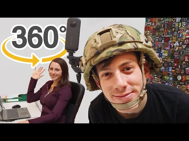 interactive airsoft gameplay + office tour | 360 | vr